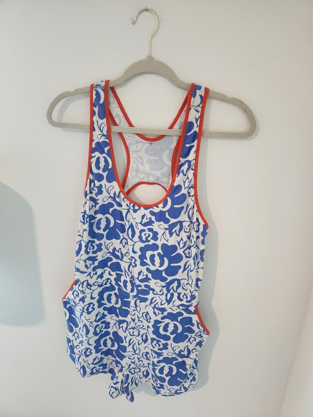 FP Movement Hot Shot Romper with Orange Trim & Pockets